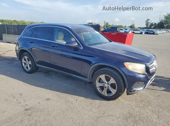 WDC0G4JBXGF104113 2016 MERCEDES-BENZ GLC-CLASS Blue Przód prawy