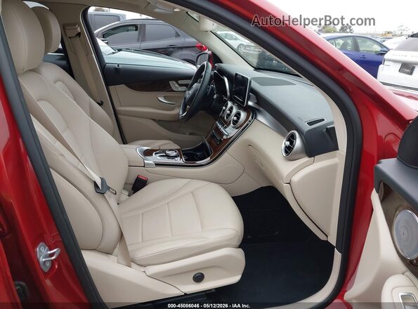 WDC0G4JBXKV156629 2019 MERCEDES-BENZ GLC 300 Red Front interior view