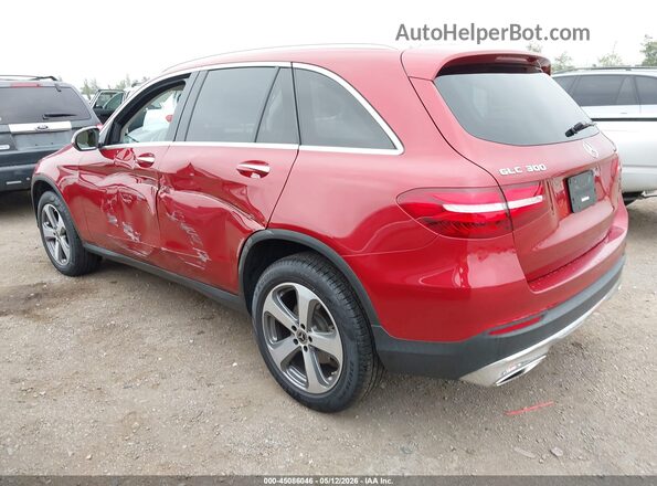 WDC0G4JBXKV156629 2019 MERCEDES-BENZ GLC 300 Red Rear left