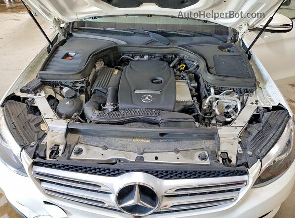 WDC0G4KB0HF255459 2017 MERCEDES-BENZ GLC-CLASS White Vista del compartimento del motor