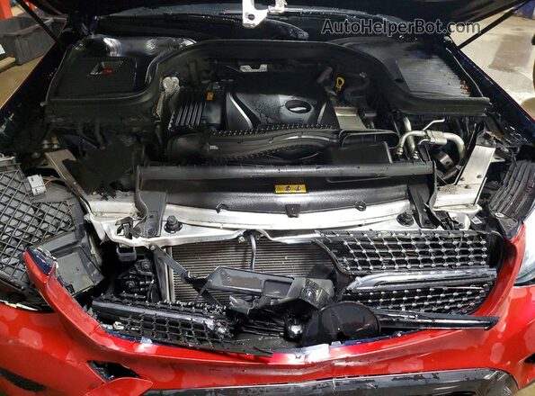 WDC0G4KB0KF622187 2019 MERCEDES-BENZ GLC-CLASS Красный Вид задней части салона