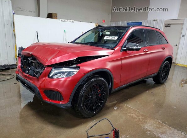 WDC0G4KB0KF622187 2019 MERCEDES-BENZ GLC-CLASS Красный Передняя левая четверть