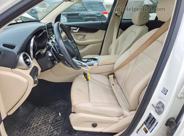 WDC0G4KB1KV193079 2019 MERCEDES-BENZ GLC-CLASS White Widok wnętrza z przodu
