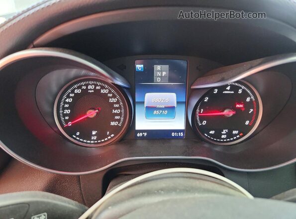 WDC0G4KB3GF087282 2016 MERCEDES-BENZ GLC-CLASS Charcoal Vista del cuadro de instrumentos