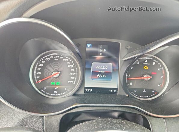 WDC0G4KB3KV170614 2019 MERCEDES-BENZ GLC-CLASS Белый Вид щитка приборов