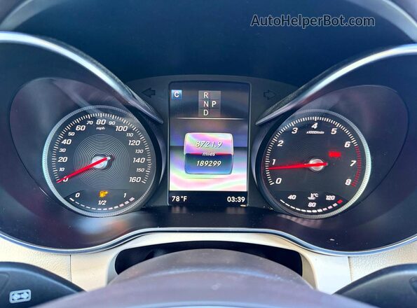 WDC0G4KB4GF093284 2016 MERCEDES-BENZ GLC-CLASS Black Вид задньої частини салону