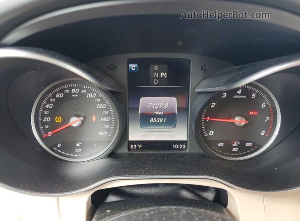 WDC0G4KB4HF130240 2017 MERCEDES-BENZ GLC-CLASS Черный Вид щитка приборов