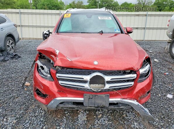 WDC0G4KB4HF166185 2017 MERCEDES-BENZ GLC-CLASS Red Вид спереду