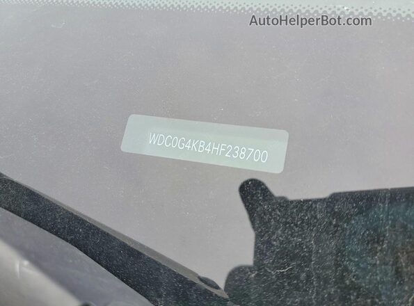 WDC0G4KB4HF238700 2017 MERCEDES-BENZ GLC-CLASS White VIN կոդի պիտակի տեսք