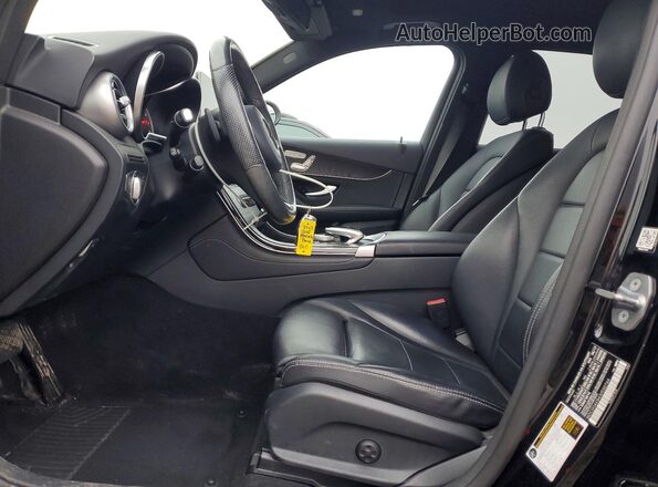 WDC0G4KB4JV030764 2018 MERCEDES-BENZ GLC-CLASS Black Front interior view