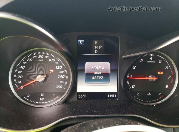 WDC0G4KB4JV032174 2018 MERCEDES-BENZ GLC-CLASS Black Vista del cuadro de instrumentos