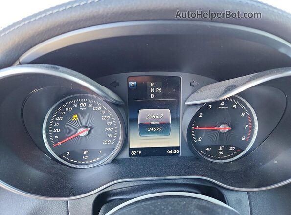 WDC0G4KB5GF113266 2016 MERCEDES-BENZ GLC-CLASS Серый Вид щитка приборов