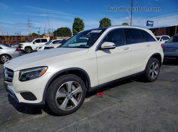 WDC0G4KB5HF145507 2017 MERCEDES-BENZ GLC-CLASS Белый Передняя левая четверть