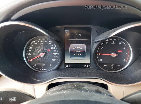 WDC0G4KB5HF145507 2017 MERCEDES-BENZ GLC-CLASS Белый Вид щитка приборов