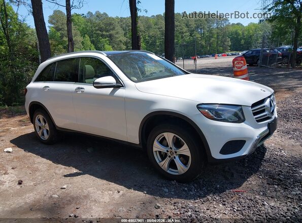 WDC0G4KB5JV111272 2018 MERCEDES-BENZ GLC 300 Белый Передняя правая четверть