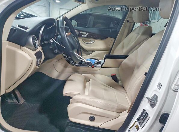 WDC0G4KB6JV035531 2018 MERCEDES-BENZ GLC-CLASS Белый Вид салона спереди