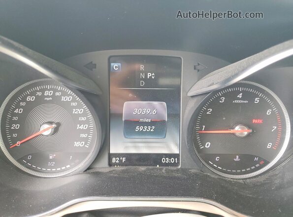 WDC0G4KB6K1005325 2019 MERCEDES-BENZ GLC-CLASS Белый Вид щитка приборов