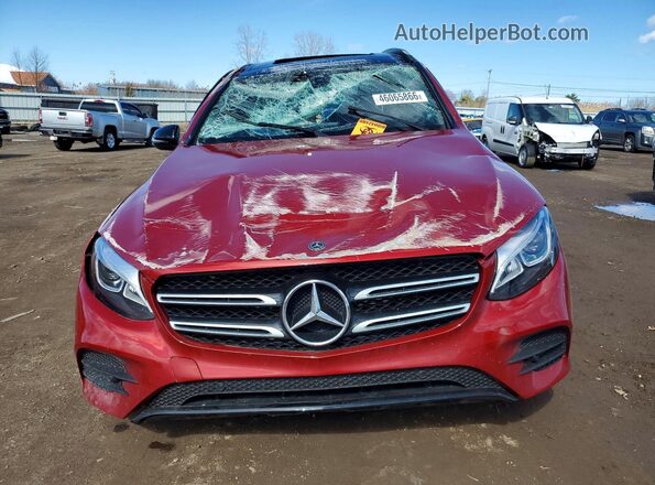 WDC0G4KB6KV191201 2019 MERCEDES-BENZ GLC-CLASS Red Вид спереду