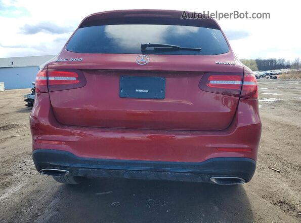WDC0G4KB6KV191201 2019 MERCEDES-BENZ GLC-CLASS Red Вид ззаду