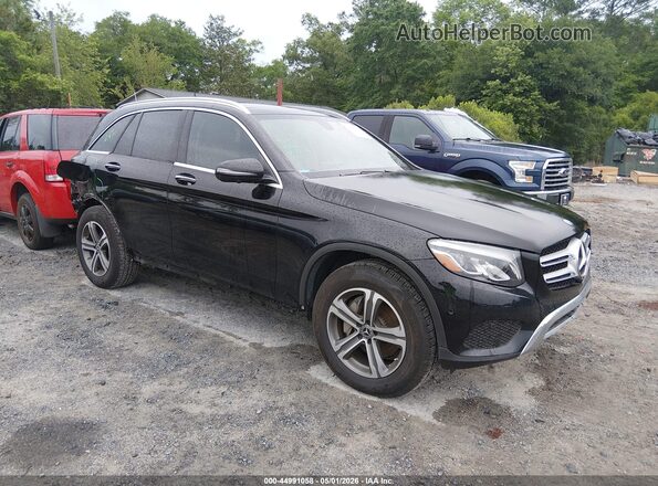 WDC0G4KB8JV019265 2018 MERCEDES-BENZ GLC 300 Черный Передняя правая четверть