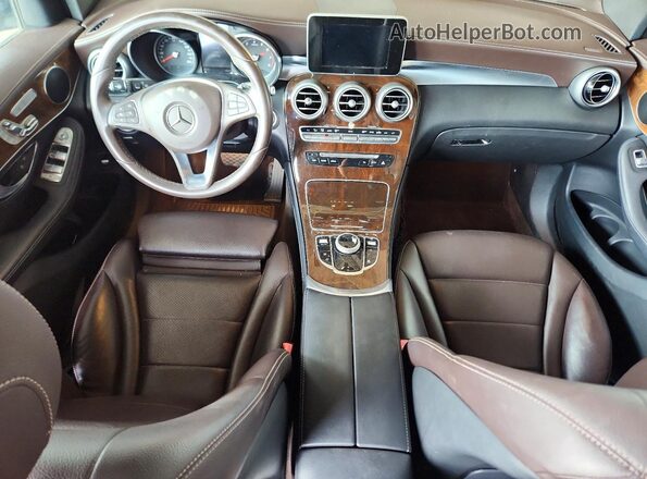 WDC0G4KB9JV067423 2018 MERCEDES-BENZ GLC-CLASS Синий Вид панели приборов