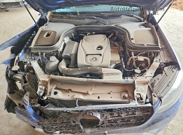 WDC0G4KB9JV067423 2018 MERCEDES-BENZ GLC-CLASS Синий Вид подкапотного пространства