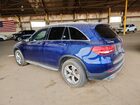 2018 Mercedes-benz Glc 300 4matic Синий vin: WDC0G4KB9JV067423