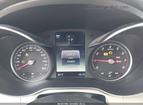 WDC0G4KBXHF134521 2017 MERCEDES-BENZ GLC 300 White Vista de los asientos traseros
