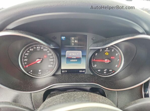 WDC0G4KBXHF165347 2017 MERCEDES-BENZ GLC-CLASS White Вид щитка приладів