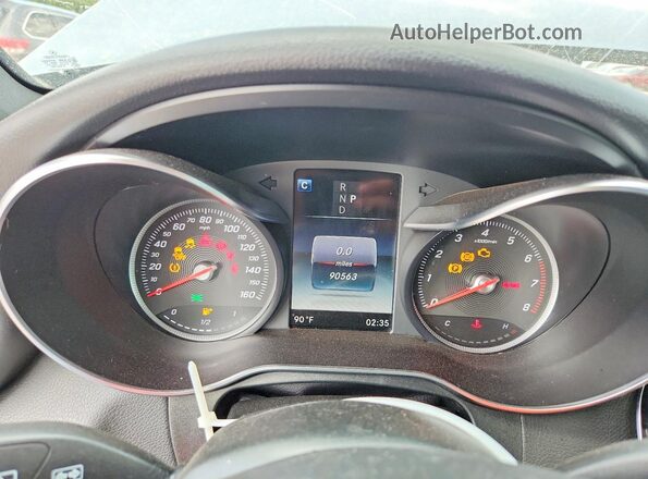 WDC0G4KBXJV054776 2018 MERCEDES-BENZ GLC-CLASS Серебряный Вид щитка приборов