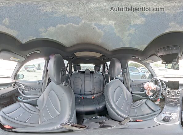 WDC0G4KBXJV054776 2018 MERCEDES-BENZ GLC-CLASS Серебряный Панорамный вид салона 360°