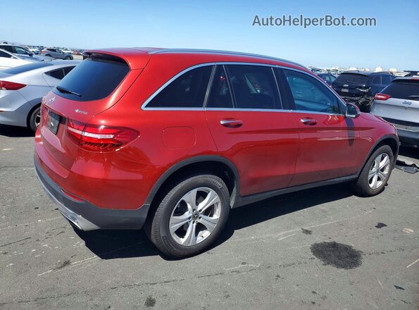 WDC0G4KBXJV070265 2018 MERCEDES-BENZ GLC-CLASS Красный Задняя правая четверть