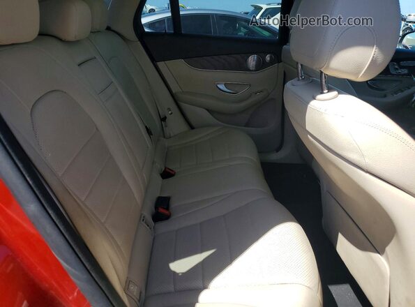 WDC0G4KBXJV070265 2018 MERCEDES-BENZ GLC-CLASS Красный Вид задних сидений