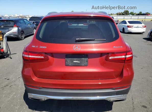 WDC0G4KBXJV070265 2018 MERCEDES-BENZ GLC-CLASS Красный Вид сзади
