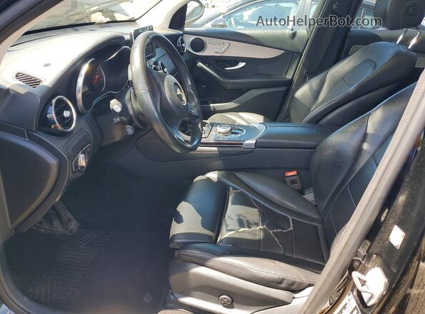 WDC0G4KBXK1005490 2019 MERCEDES-BENZ GLC-CLASS Black Front interior view