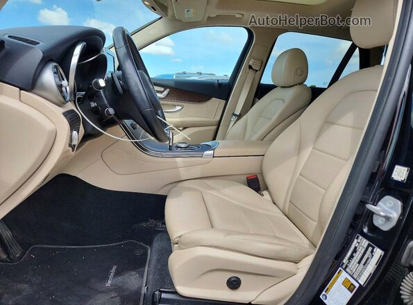 WDC0G5EB7KF619580 2019 MERCEDES-BENZ GLC-CLASS Black Widok wnętrza z przodu