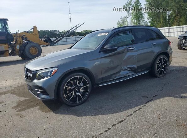 WDC0G6EB3HF172163 2017 MERCEDES-BENZ GLC-CLASS Серый Передняя левая четверть
