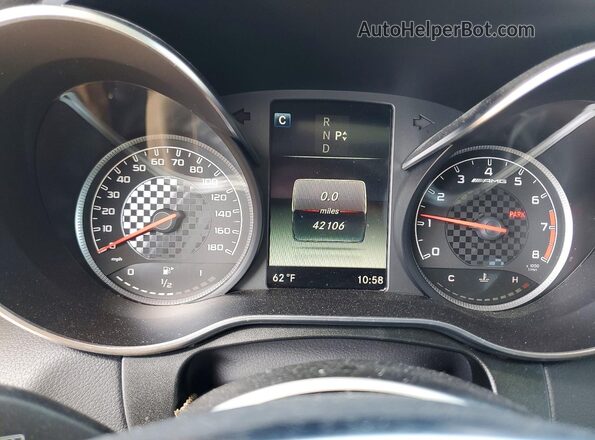 WDC0G6EB3KF655904 2019 MERCEDES-BENZ GLC-CLASS White Вид щитка приладів