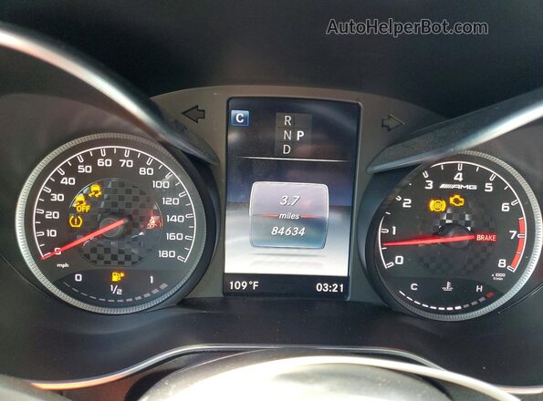 WDC0G6EB6JF409735 2018 MERCEDES-BENZ GLC-CLASS Black Widok zestawu wskaźników