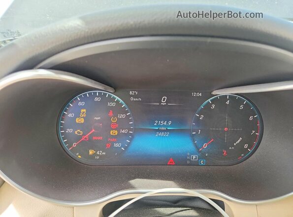 WDC0G8EB0LF693328 2020 MERCEDES-BENZ GLC-CLASS Black Instrument cluster view