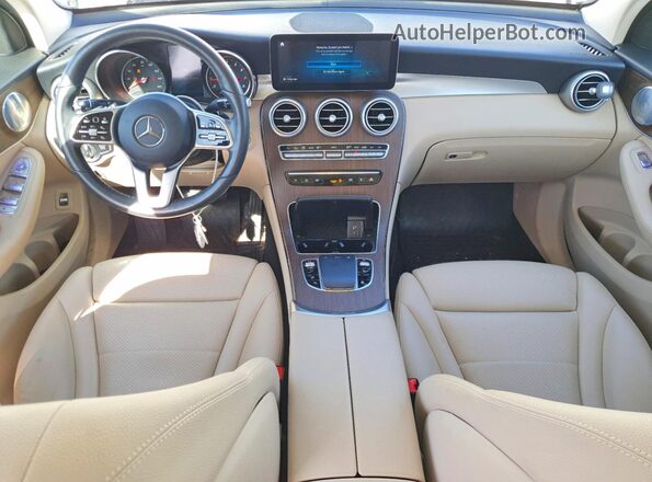 WDC0G8EB7LF723148 2020 MERCEDES-BENZ GLC-CLASS White Dashboard view