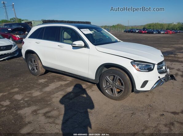 WDC0G8EB8LF719593 2020 MERCEDES-BENZ GLC 300 Белый Передняя правая четверть