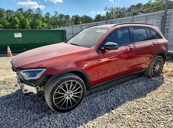 WDC0G8EB9LF719828 2020 MERCEDES-BENZ GLC-CLASS Red Передня ліва чверть