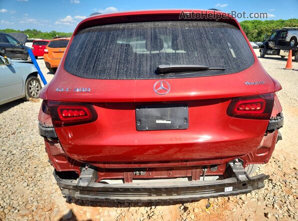 WDC0G8EB9LF719828 2020 MERCEDES-BENZ GLC-CLASS Red Вид ззаду