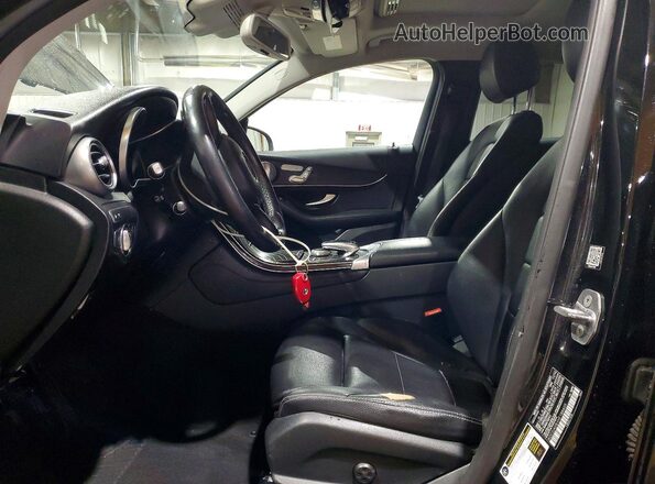 WDC0J4KB1HF188405 2017 MERCEDES-BENZ GLC-CLASS Черный Вид салона спереди