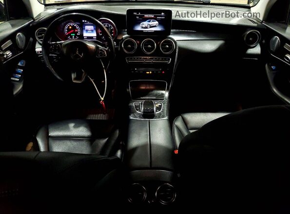WDC0J4KB1HF188405 2017 MERCEDES-BENZ GLC-CLASS Черный Вид панели приборов