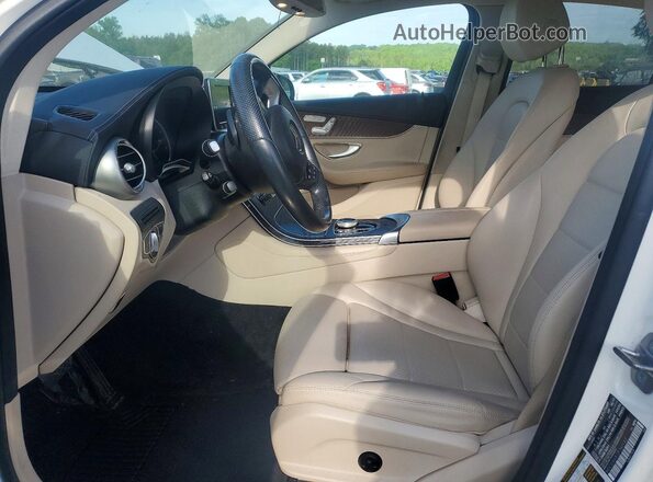 WDC0J4KB3JF363162 2018 MERCEDES-BENZ GLC-CLASS White Вид салону спереду