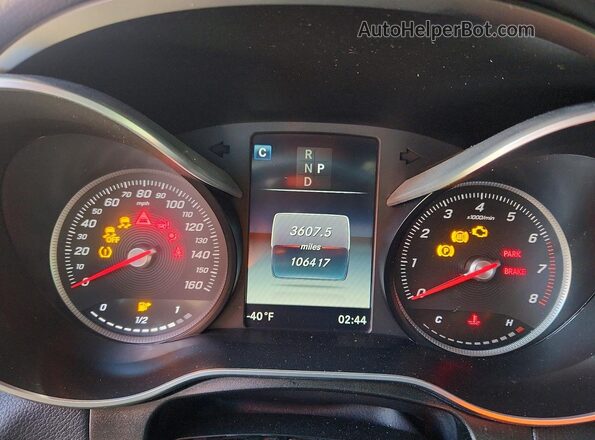 WDC0J4KB3KF518374 2019 MERCEDES-BENZ GLC-CLASS Black ხელსაწყოთა პანელის ხედი