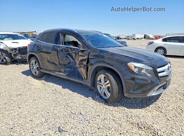 WDCTG4EB0GJ270841 2016 MERCEDES-BENZ GLA Черный Передняя правая четверть