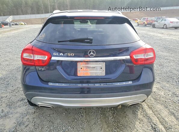 WDCTG4EB0HJ350402 2017 MERCEDES-BENZ GLA Blue Вид ззаду